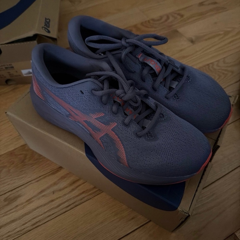 ASICS Women’s Gray and Pink Athletic Shoes